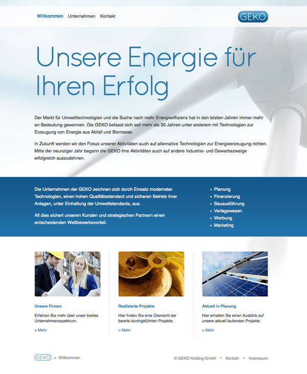 GEKO Homepage
